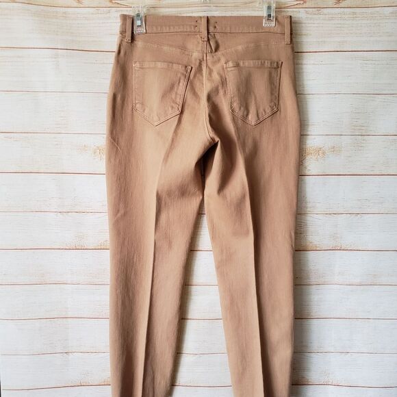 L'Agence Sada Cropped Slim High-Rise Jeans in Light Mocha - Picture 6 of 9
